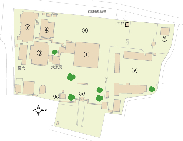 境内マップ | 本願寺西山別院